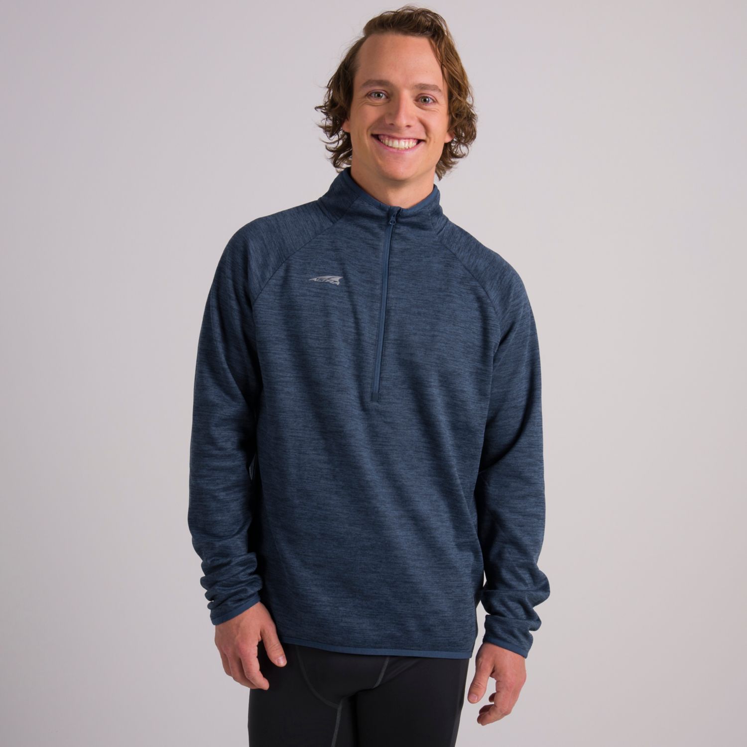 Pullover Altra Core 1/2 Zip Hombre Azules | Peru-80631749