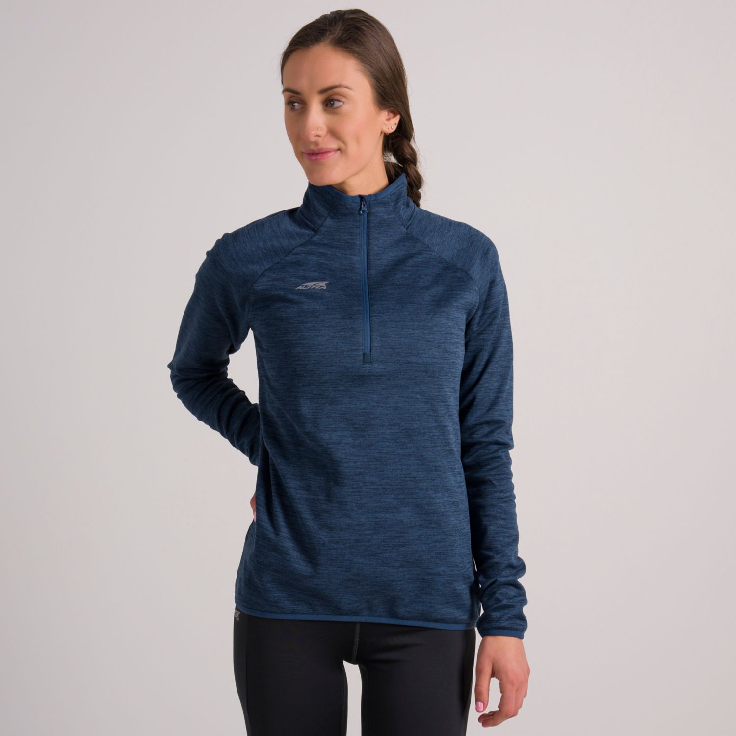 Pullover Altra Core 1/2 Zip Mujer Azules | Peru-67139529