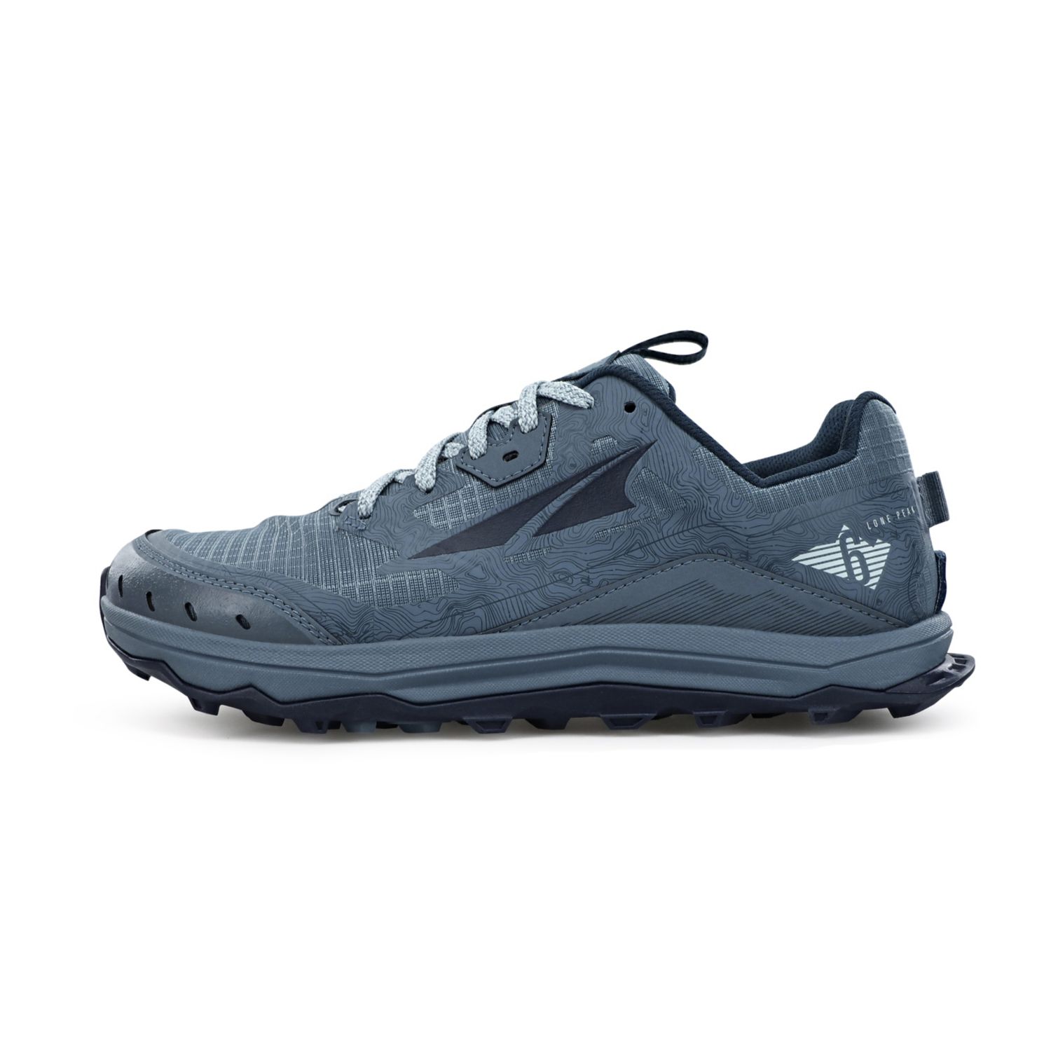 Zapatillas De Trail Running Altra Lone Peak 6 Mujer Azul Marino Azules Claro | Peru-01234799