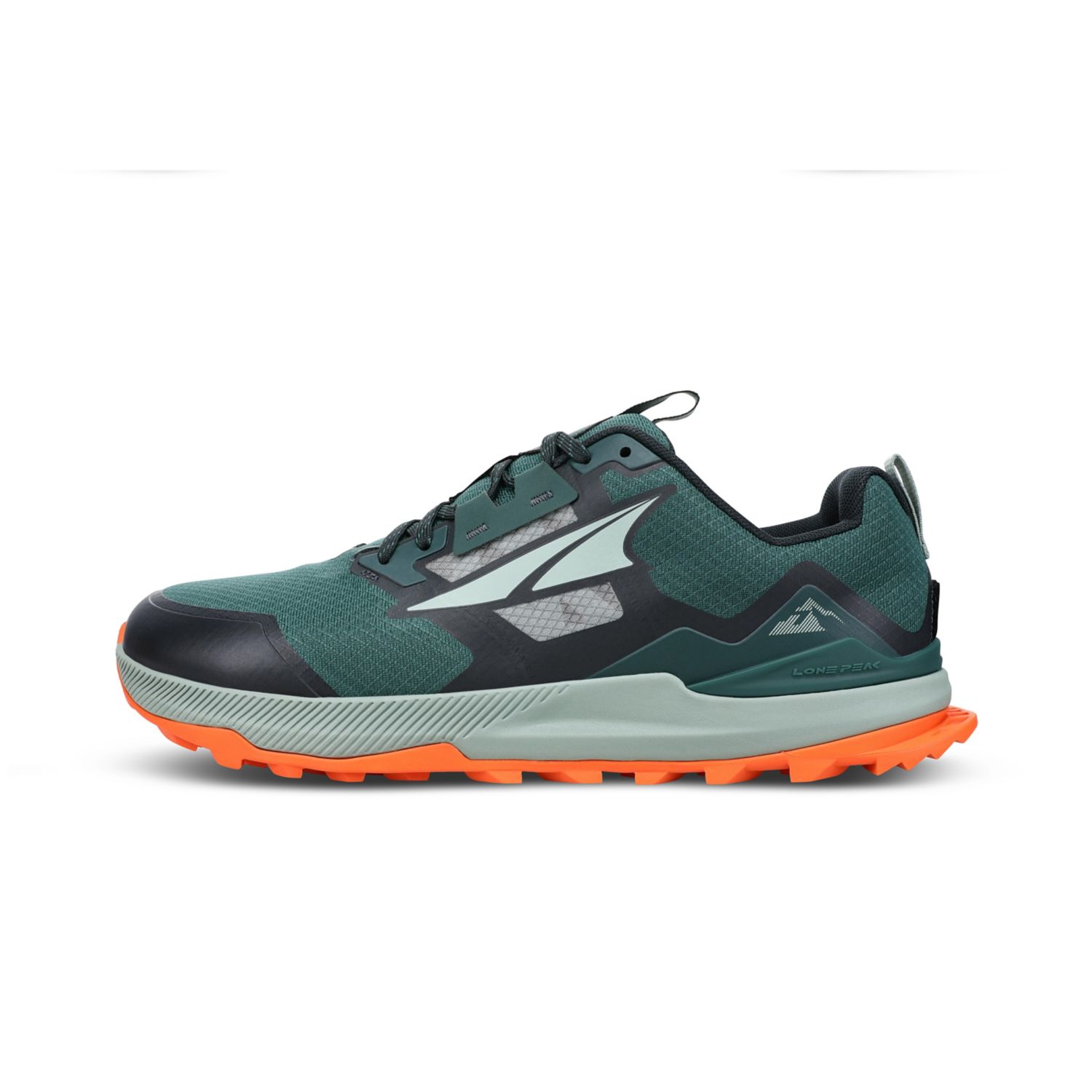 Zapatillas De Trail Running Altra Lone Peak 7 Hombre Verde Negras Naranjas | Peru-24768539