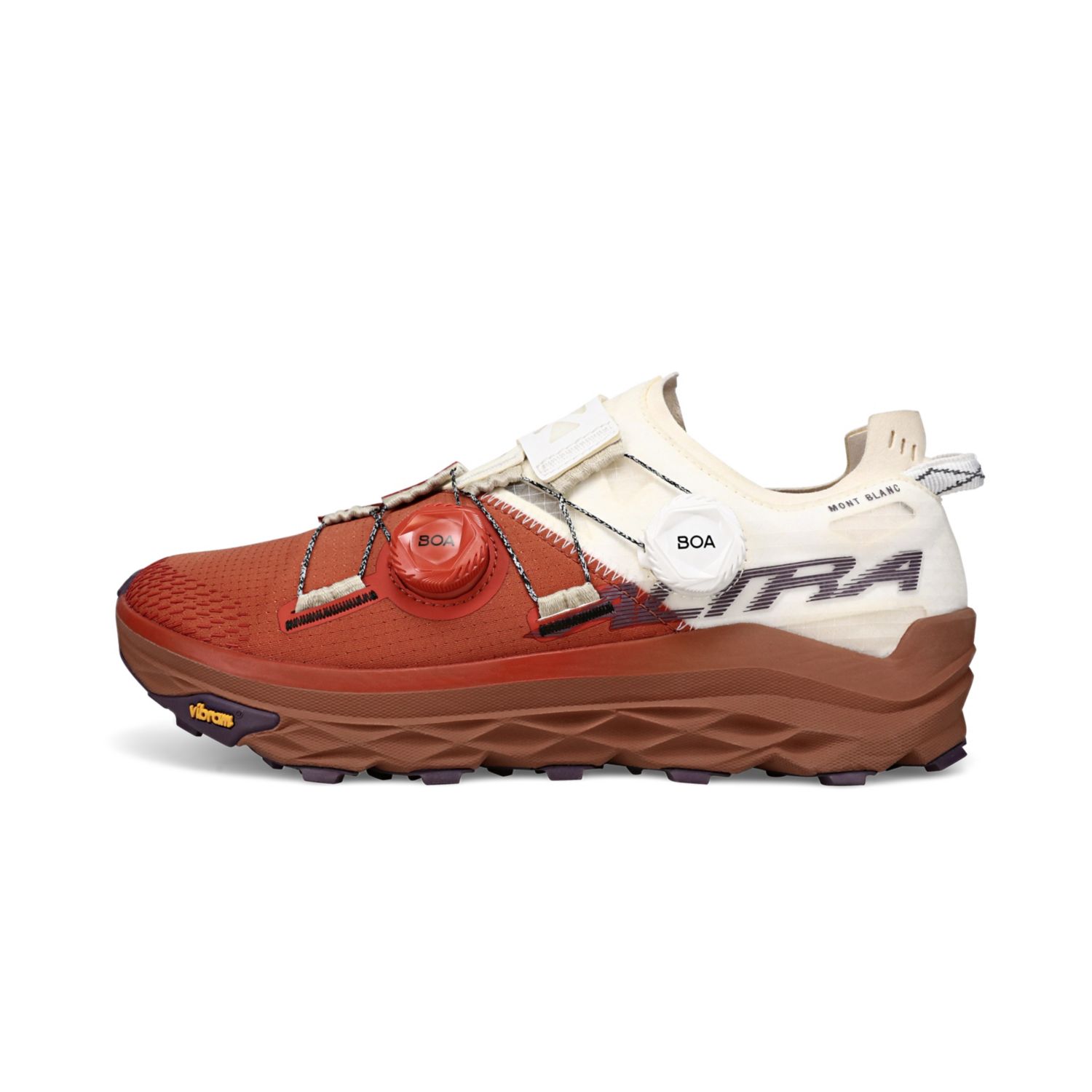 Zapatillas De Trail Running Altra Mont Blanc Boa Mujer Burdeos | Peru-54273919