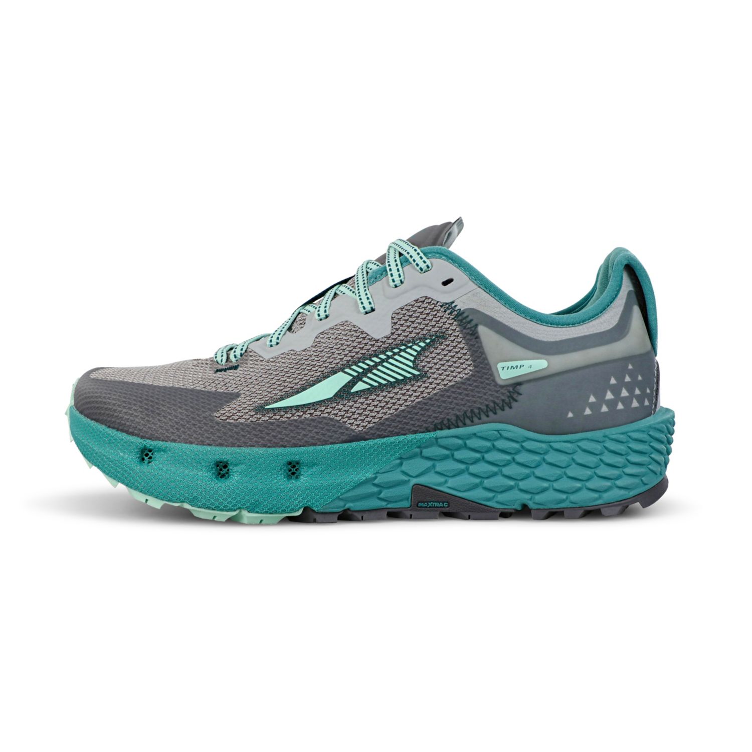 Zapatillas De Trail Running Altra Timp 4 Mujer Gris Turquesa | Peru-41395789