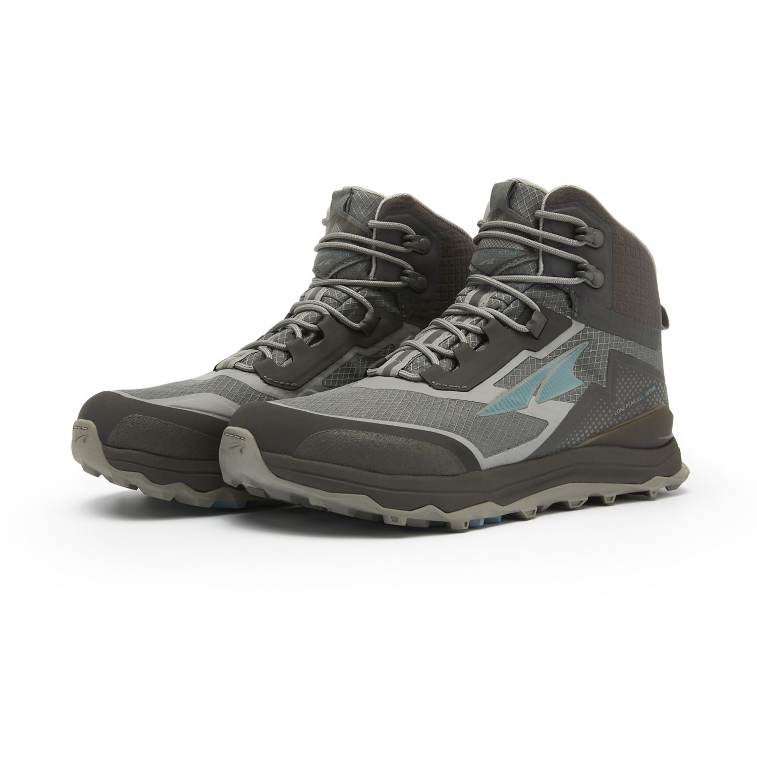 Botas Montaña Altra Lone Peak All-wthr Mid Mujer Gris Verde | Peru-59682709