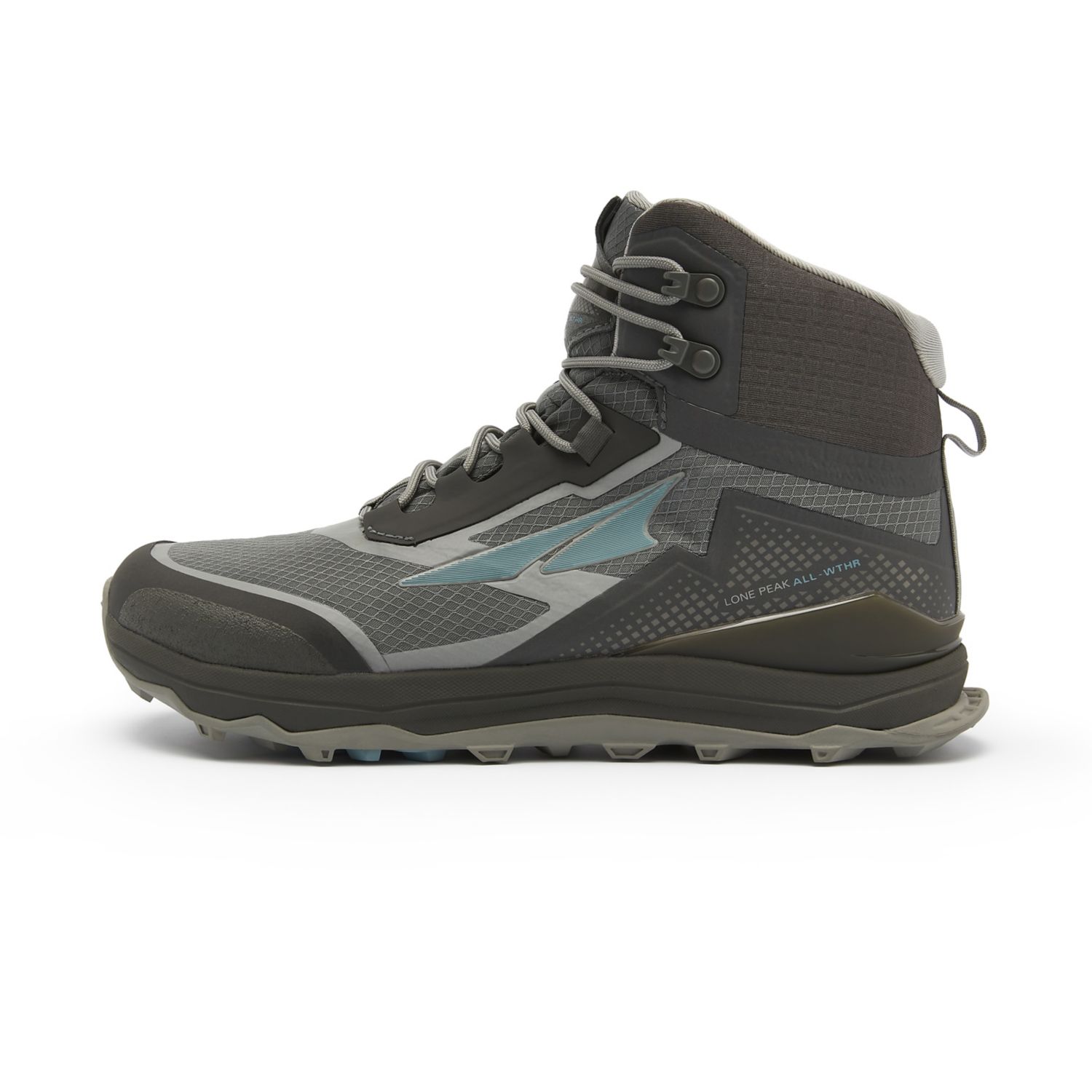 Botas Montaña Altra Lone Peak All-wthr Mid Mujer Gris Verde | Peru-59682709