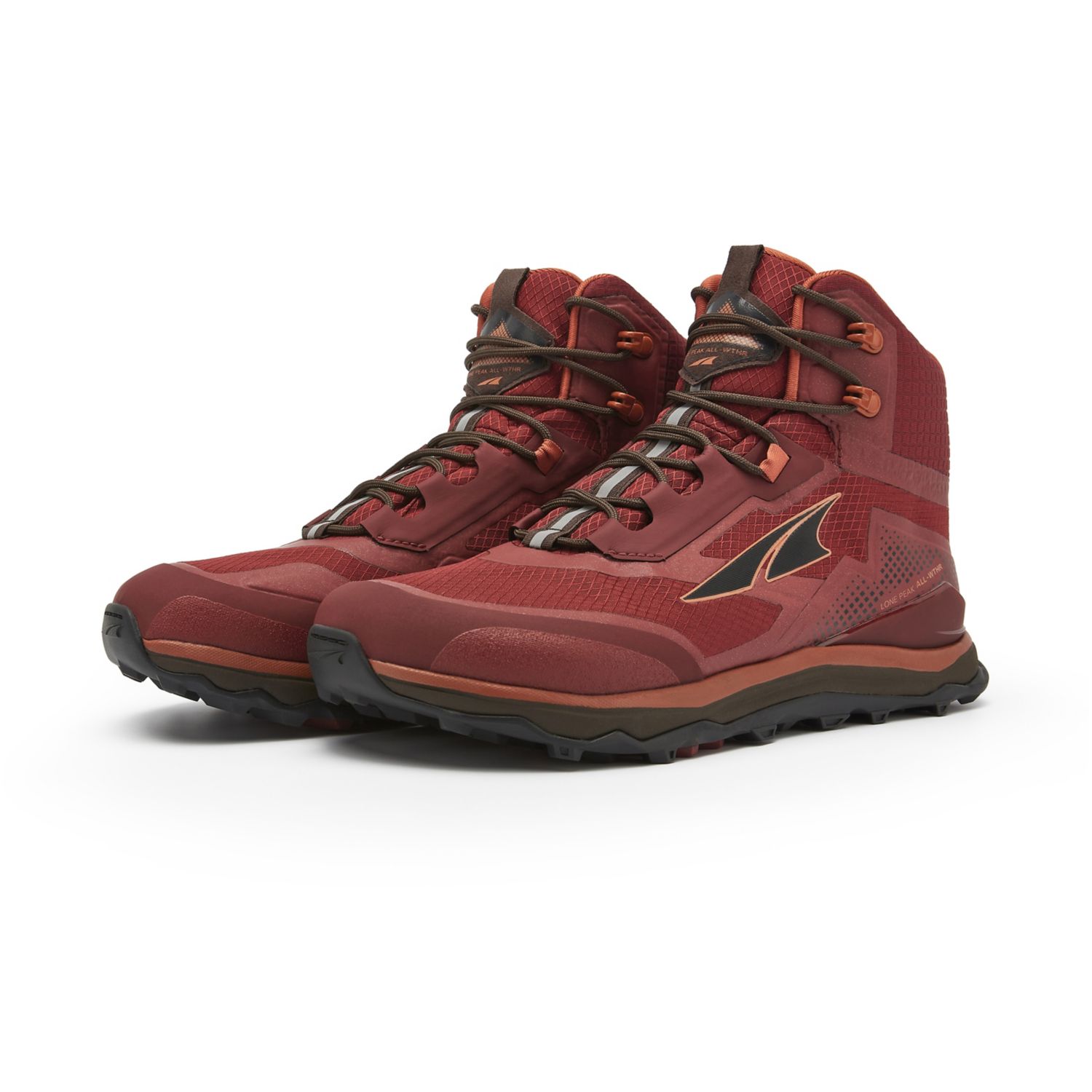 Botas Montaña Altra Lone Peak All-wthr Mid Hombre Burdeos | Peru-61073929