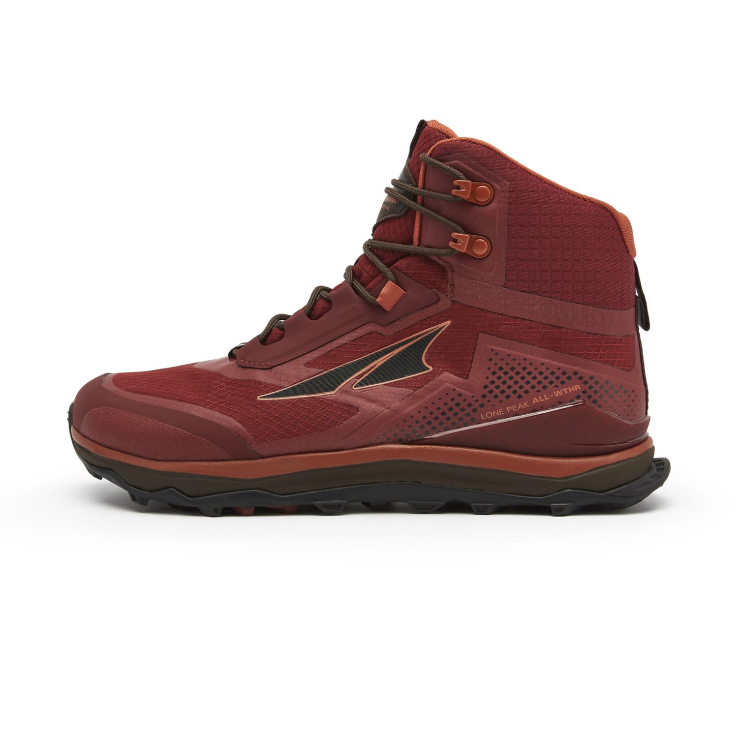 Botas Montaña Altra Lone Peak All-wthr Mid Hombre Burdeos | Peru-61073929