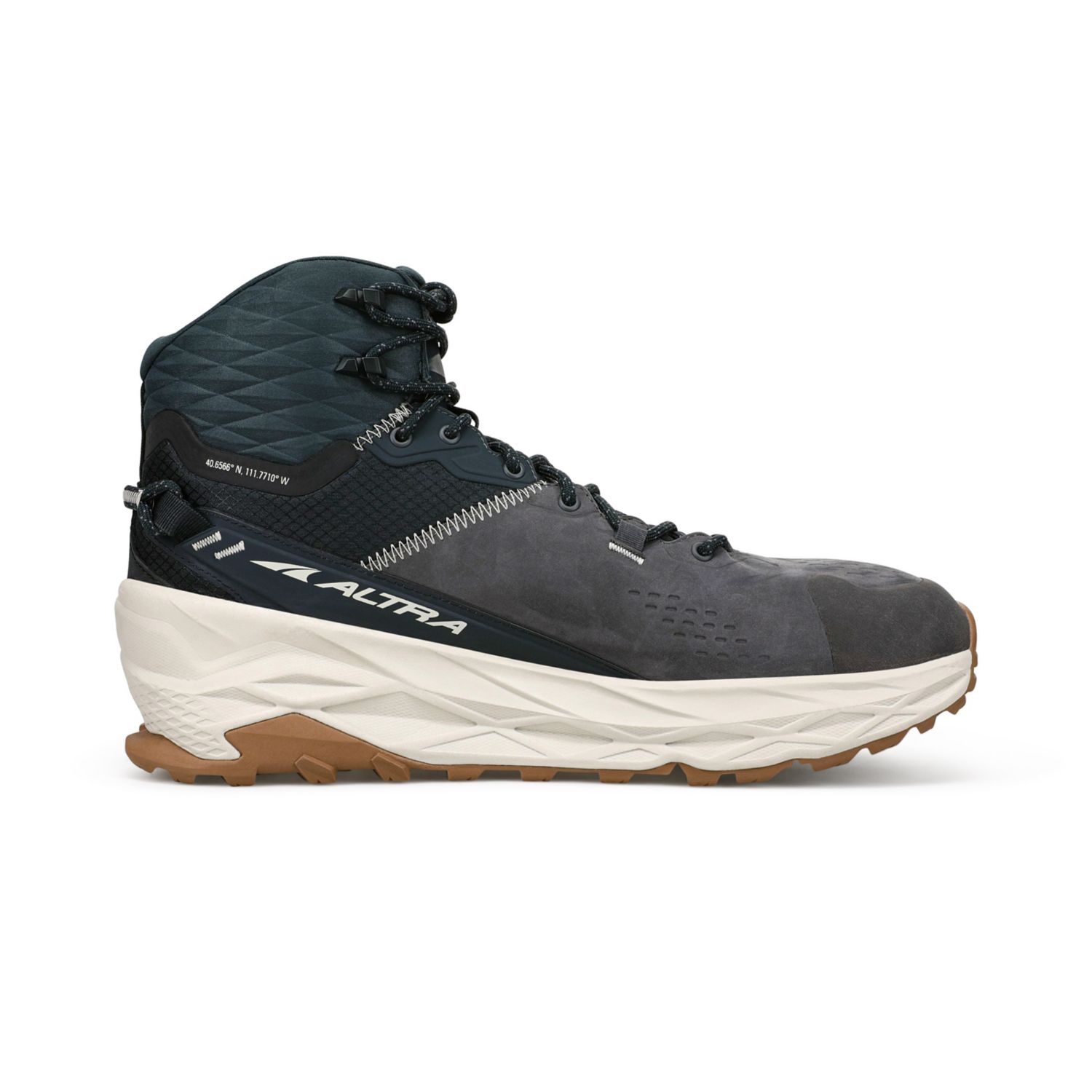 Botas Montaña Altra Olympus 5 Hike Mid Gtx Hombre Negras Gris | Peru-03486959