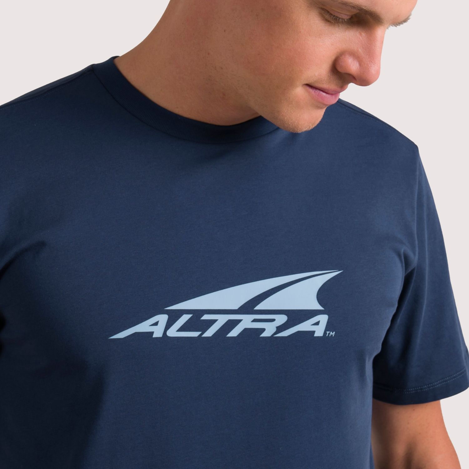 Camiseta Altra Everyday Recycled Hombre Azules | Peru-61920379