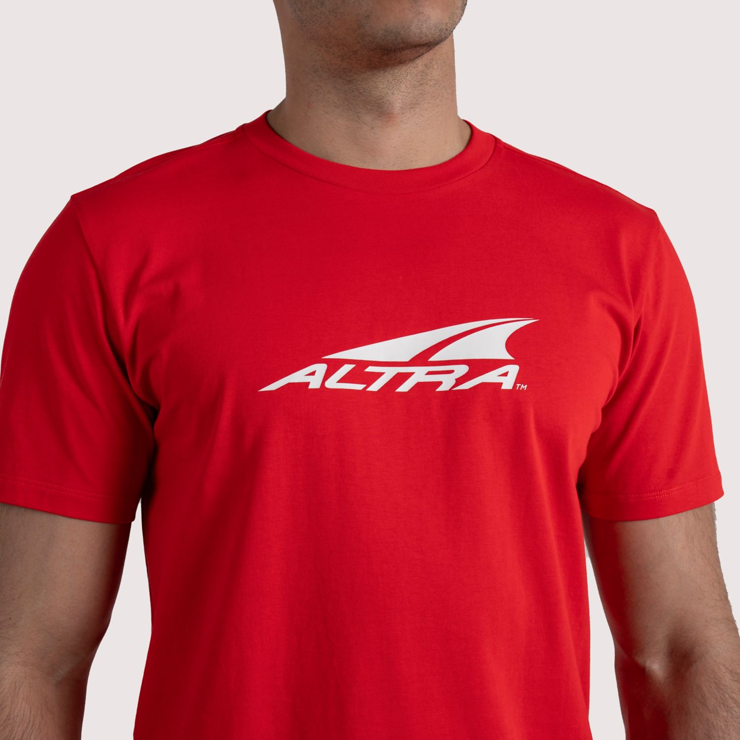 Camiseta Altra Everyday Recycled Hombre Rojas | Peru-76509139