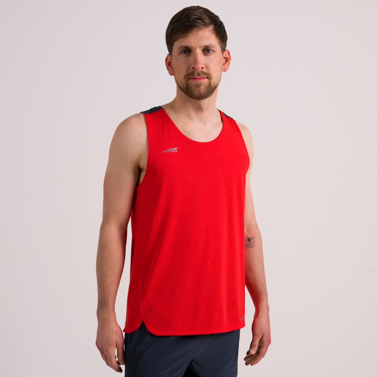 Camiseta Tirantes Altra Vanish Hombre Rojas | Peru-25049879