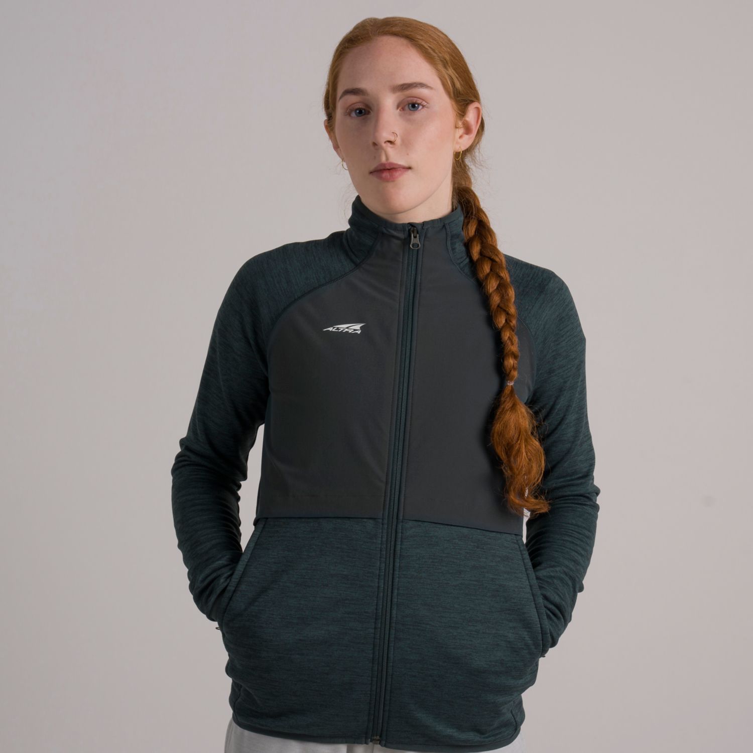 Chaqueta Para Correr Altra Everyday Híbrido Mujer Verde Oscuro | Peru-51709839