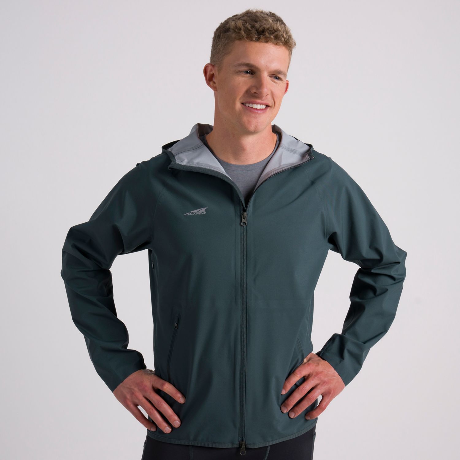 Chaqueta Para Correr Altra Waterproof Hombre Verde Oscuro | Peru-61534909