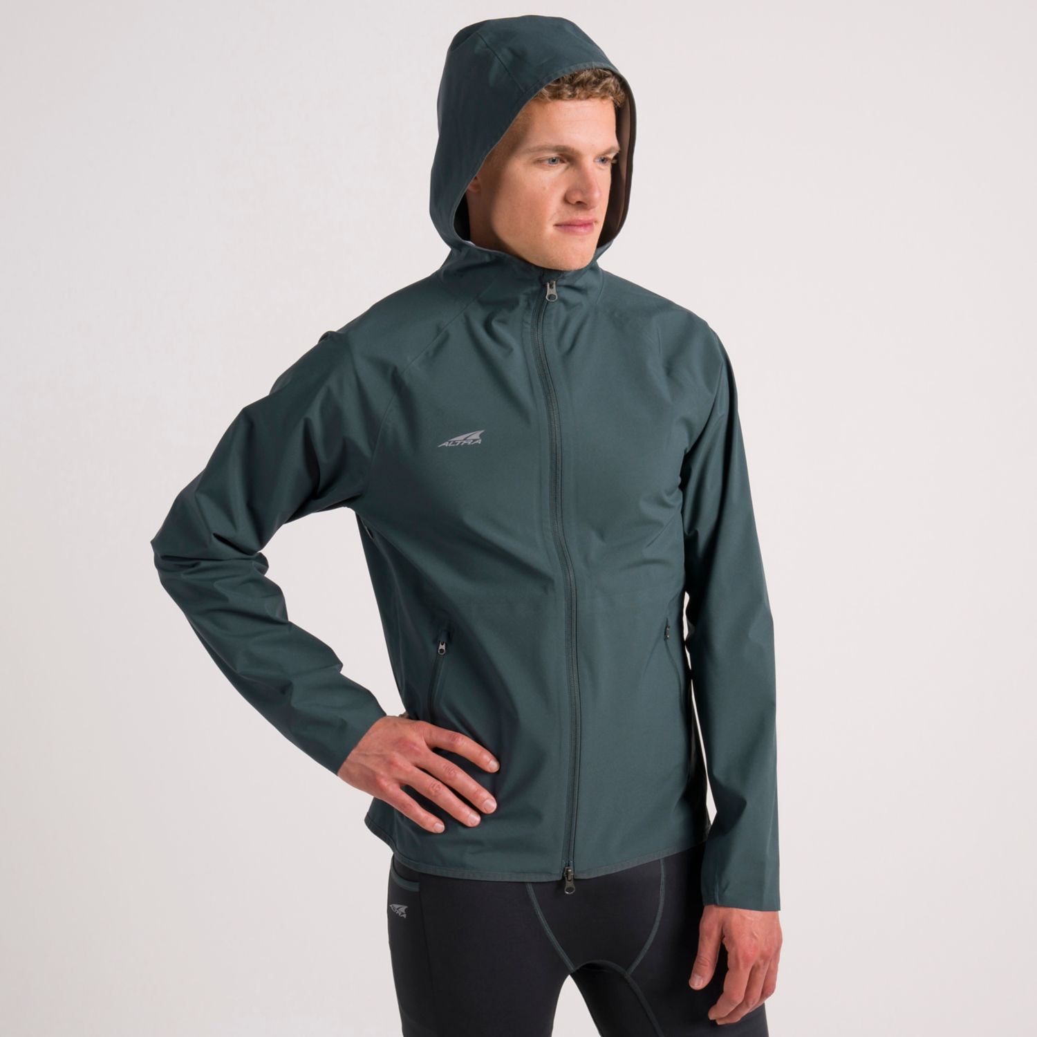 Chaqueta Para Correr Altra Waterproof Hombre Verde Oscuro | Peru-61534909