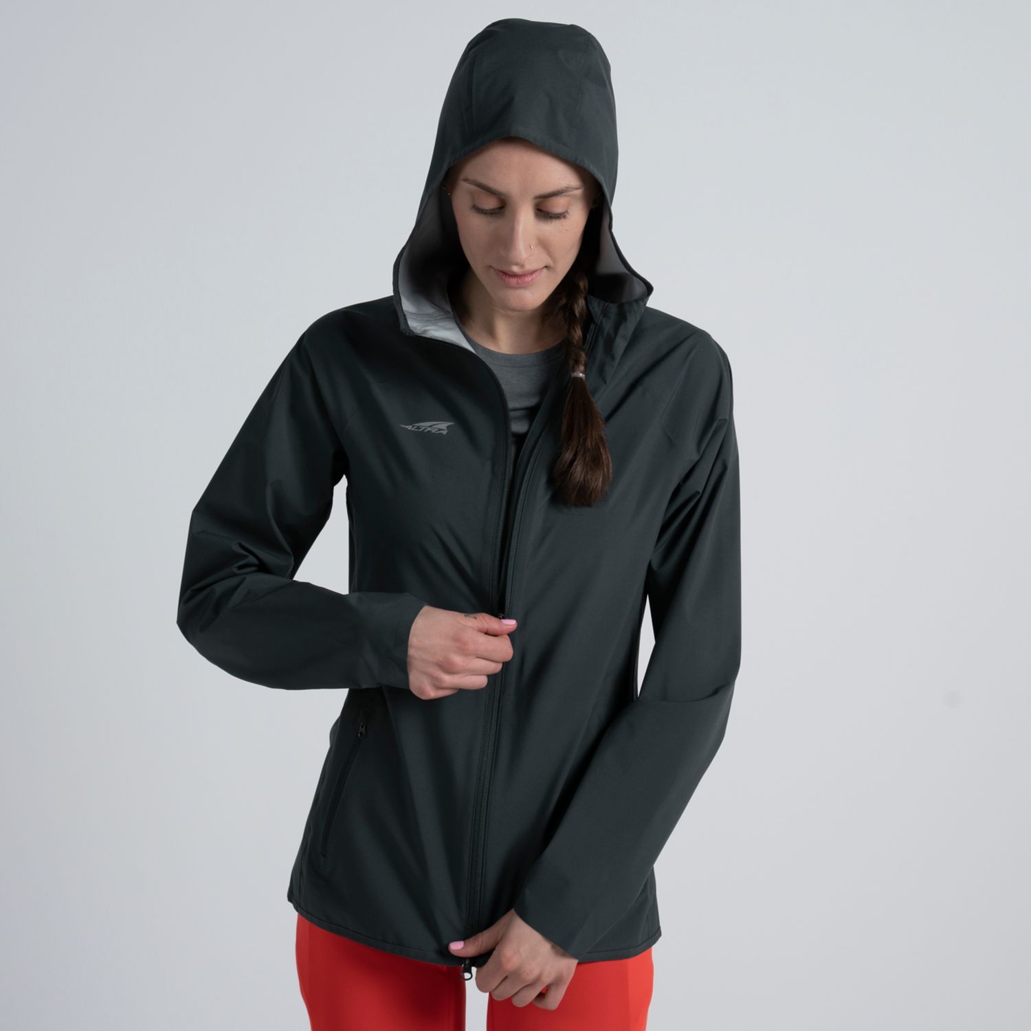 Chaqueta Para Correr Altra Waterproof Mujer Verde Oscuro | Peru-84607359