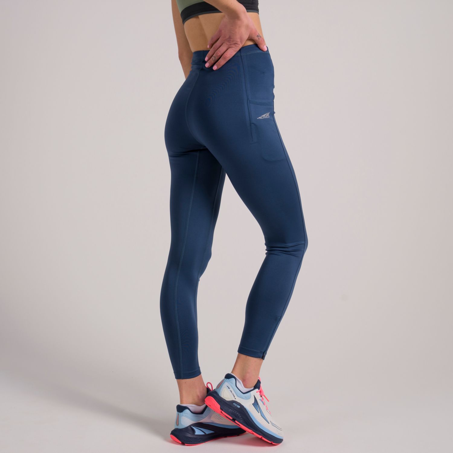 Mallas Para Correr Altra Core Crop Mujer Azules | Peru-94152379