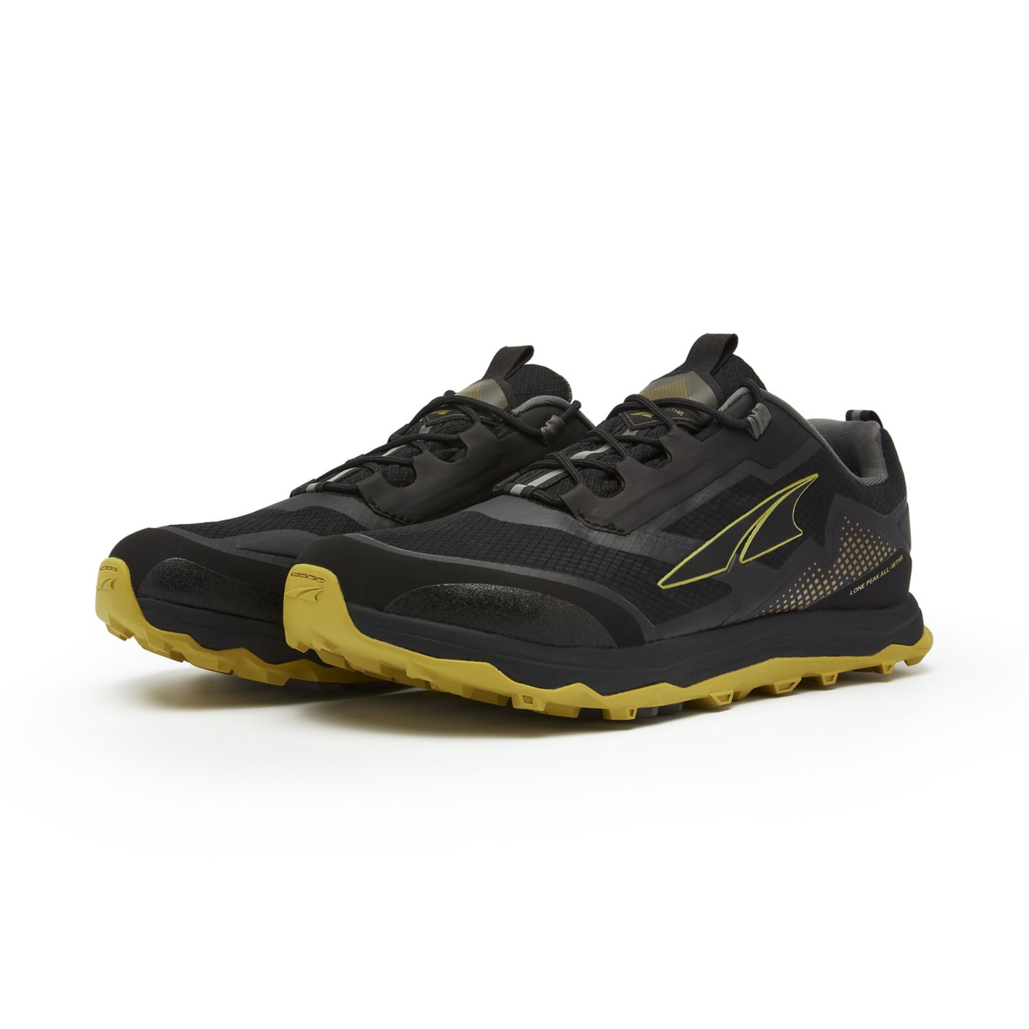 Zapatillas De Trail Running Altra Lone Peak All-wthr Low Hombre Negras Amarillo | Peru-36147589