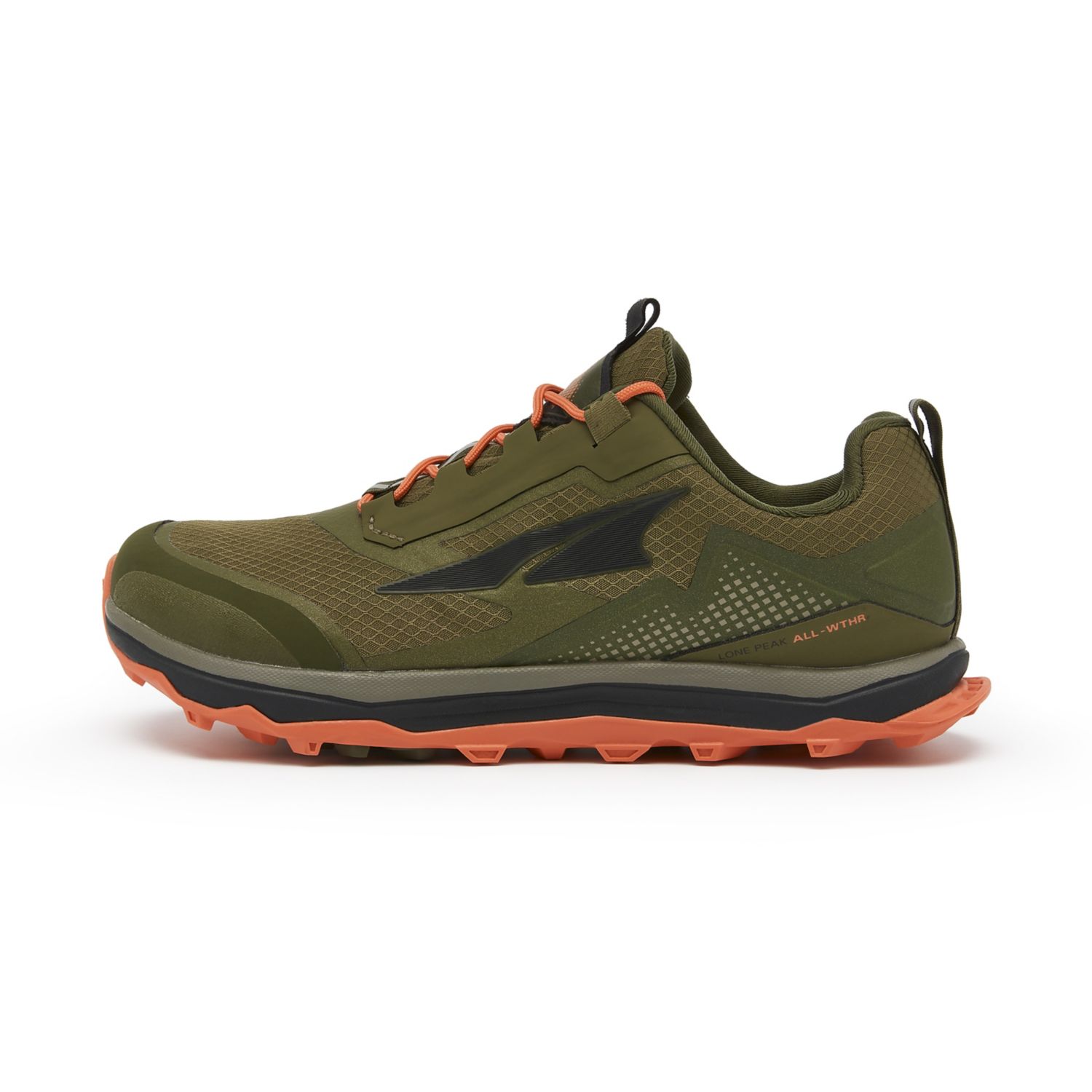 Zapatillas De Trail Running Altra Lone Peak All-wthr Low Mujer Verde Oliva | Peru-79803129