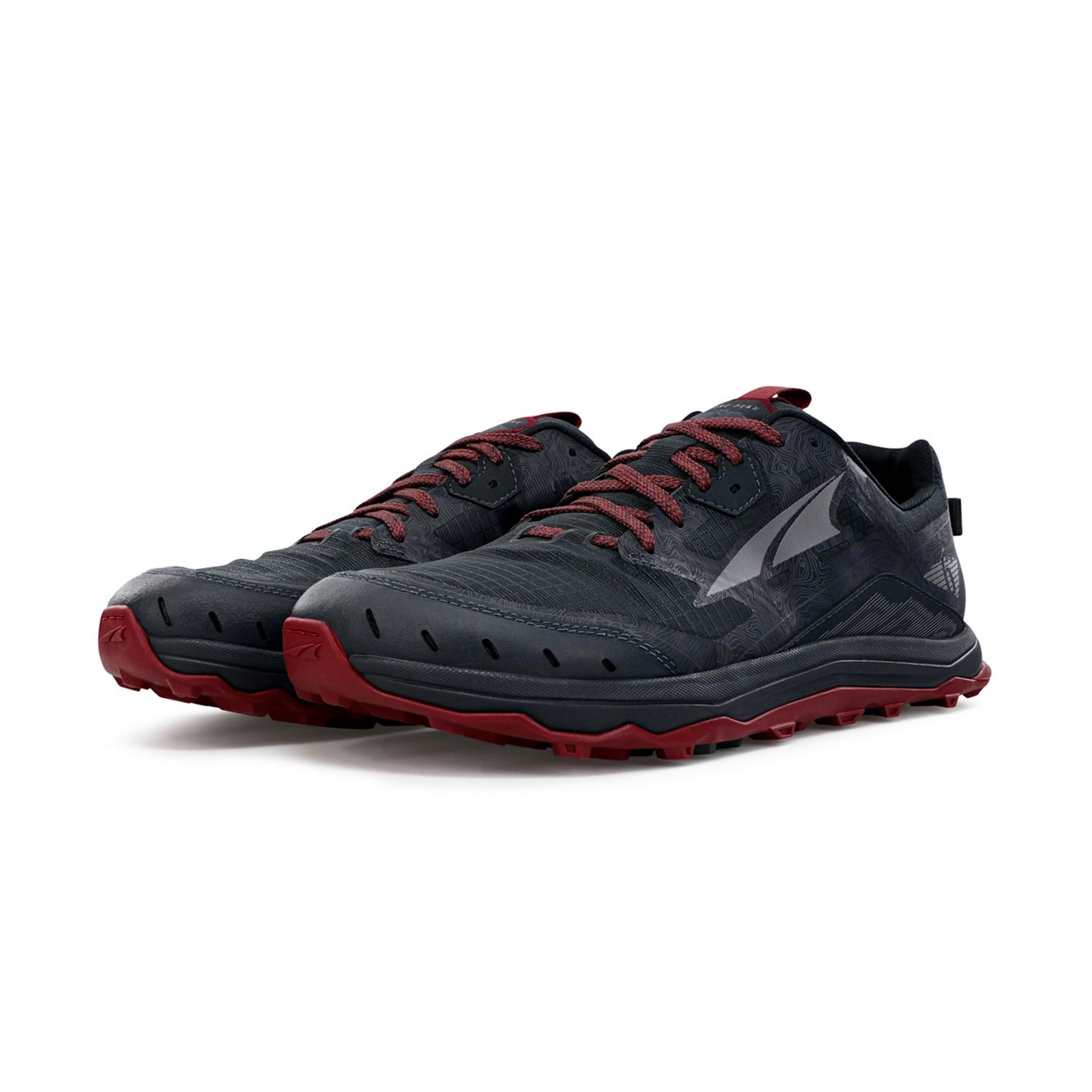 Zapatillas De Trail Running Altra Lone Peak 6 Hombre Negras Gris | Peru-96234019