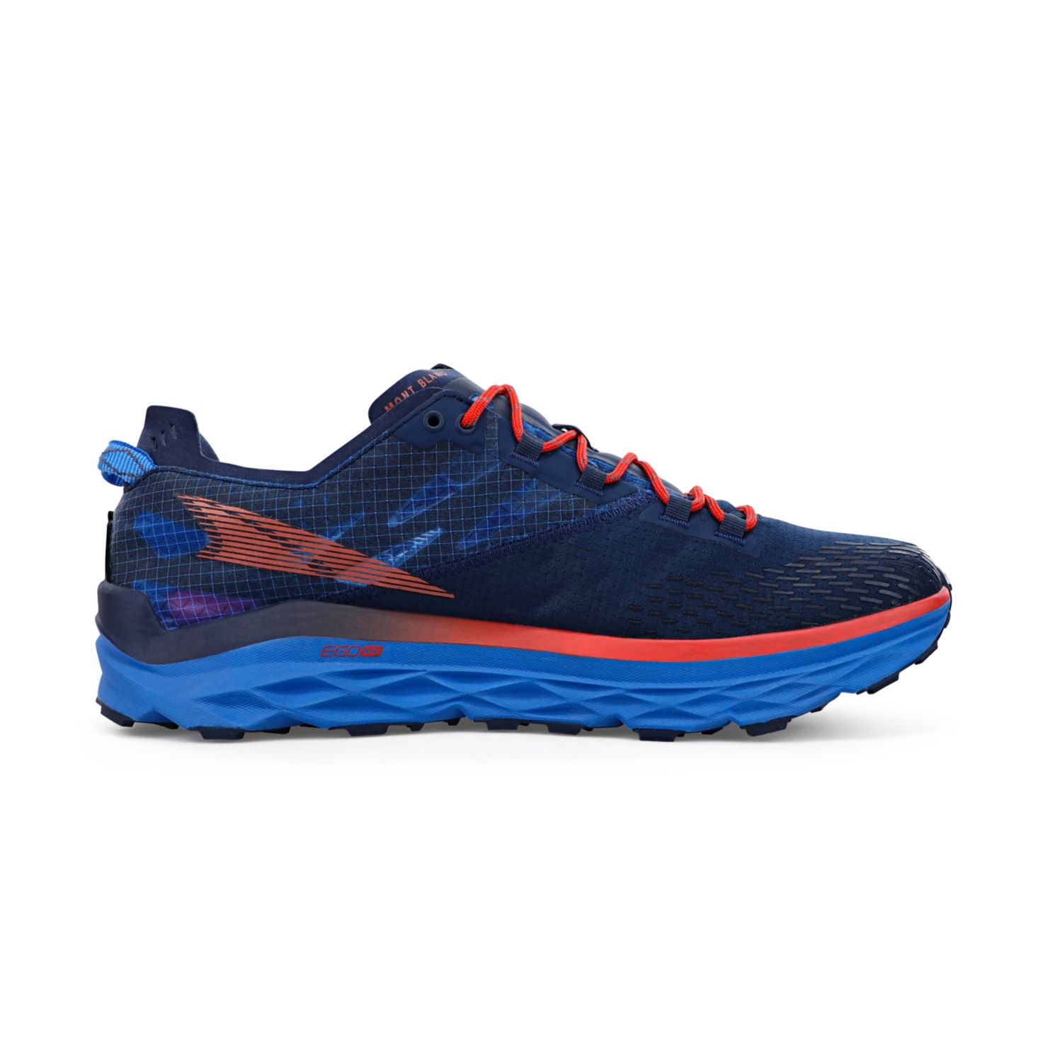 Zapatillas De Trail Running Altra Mont Blanc Hombre Azules Rojas | Peru-10596239