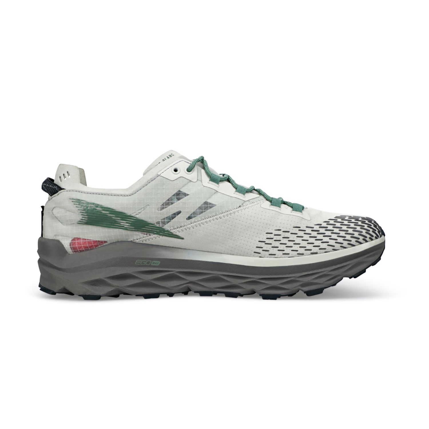 Zapatillas De Trail Running Altra Mont Blanc Hombre Gris Verde | Peru-47985369