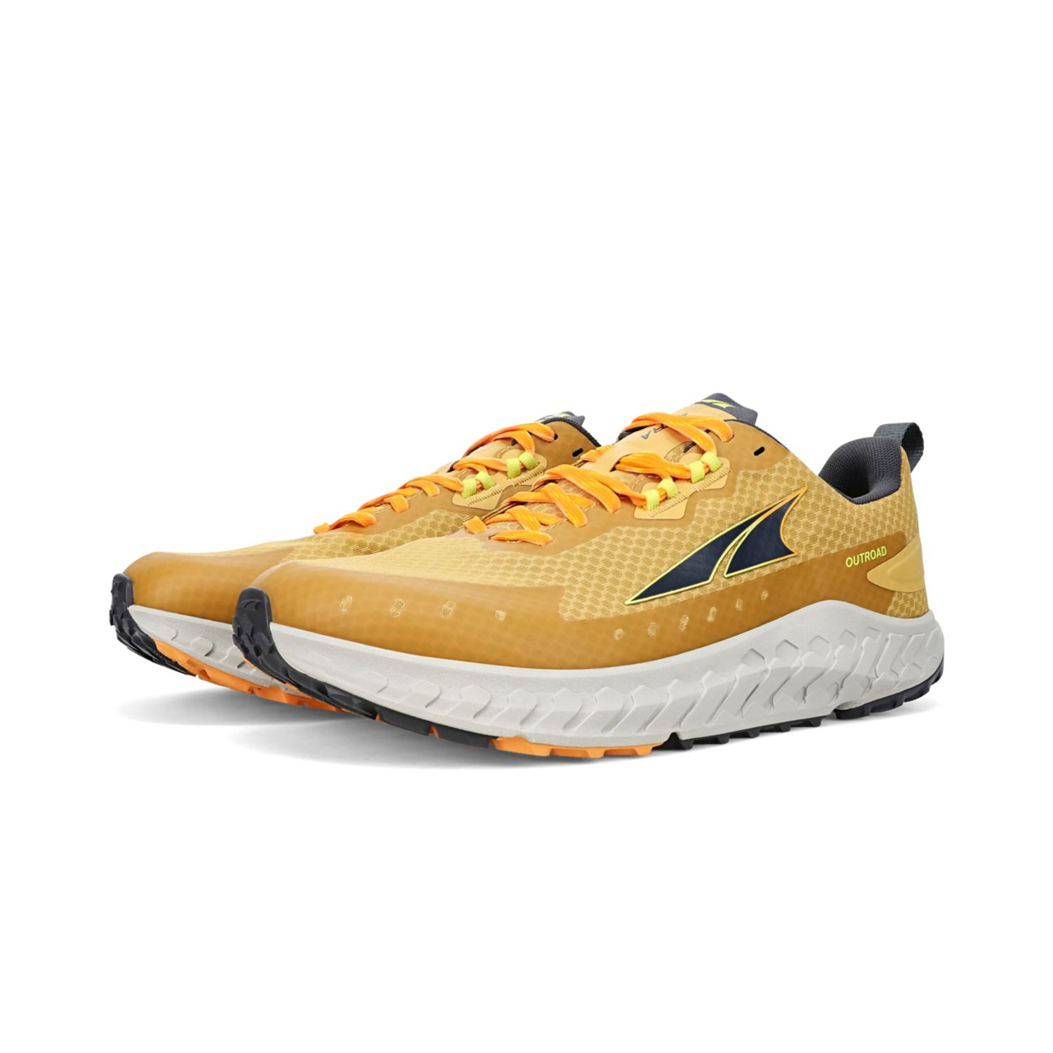 Zapatillas De Trail Running Altra Outroad Hombre Gris Amarillo | Peru-05916839