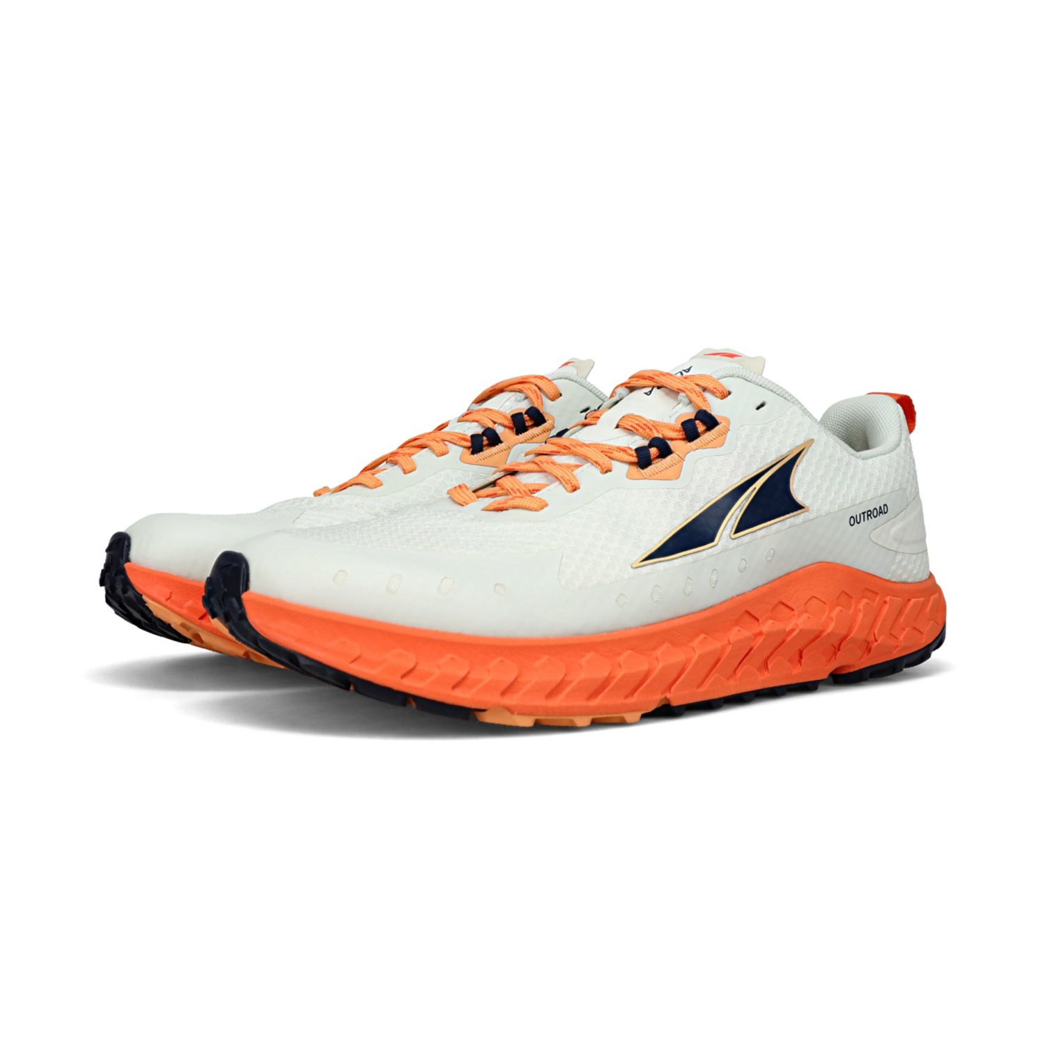 Zapatillas De Trail Running Altra Outroad Hombre Blancas Naranjas | Peru-16023979