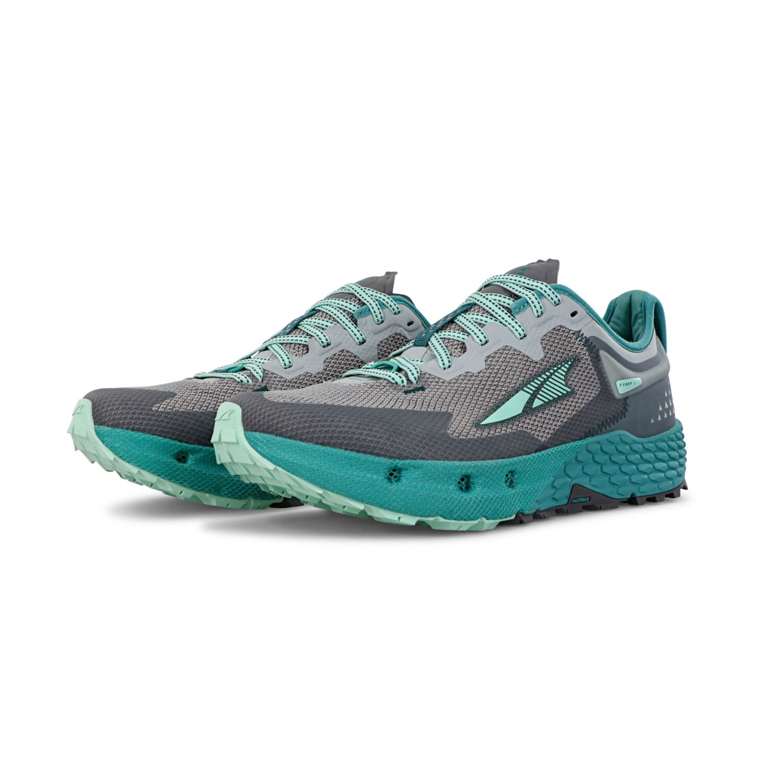 Zapatillas De Trail Running Altra Timp 4 Mujer Gris Turquesa | Peru-41395789